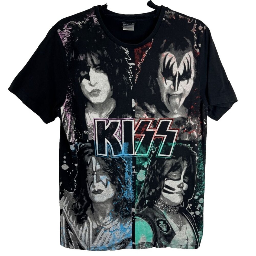 Kiss Licensed Band Cotton T-Shirt Men's Size M